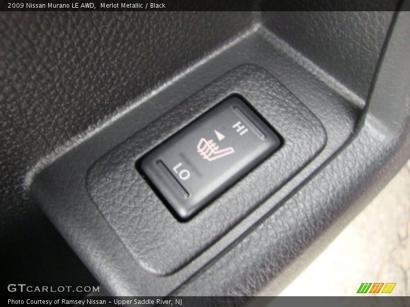 Merlot Metallic / Black 2009 Nissan Murano LE AWD