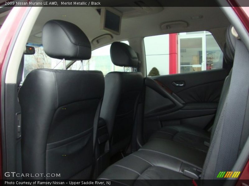 Merlot Metallic / Black 2009 Nissan Murano LE AWD