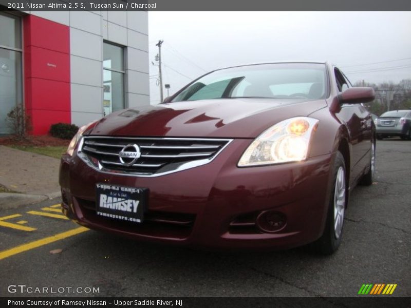 Tuscan Sun / Charcoal 2011 Nissan Altima 2.5 S