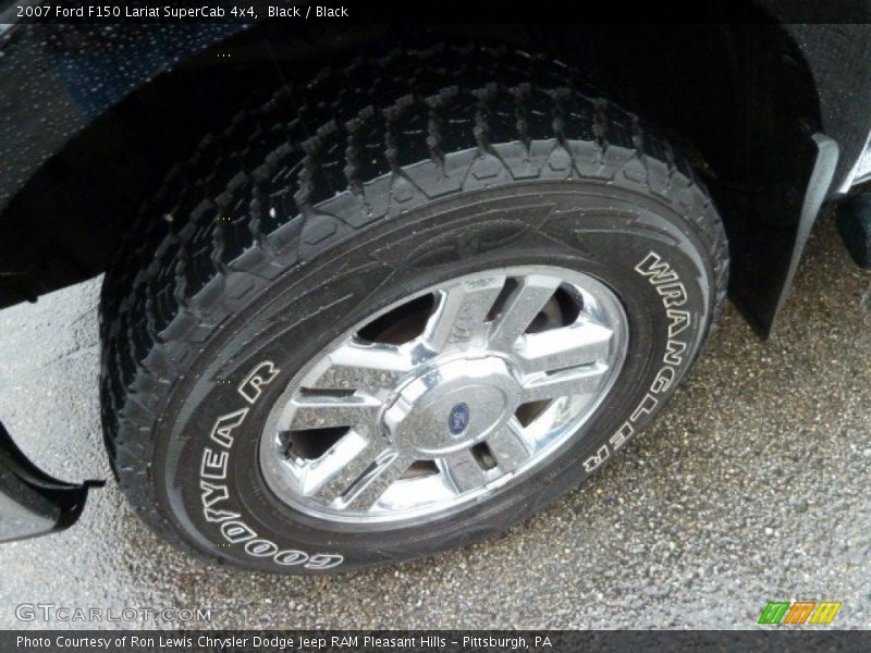 Black / Black 2007 Ford F150 Lariat SuperCab 4x4
