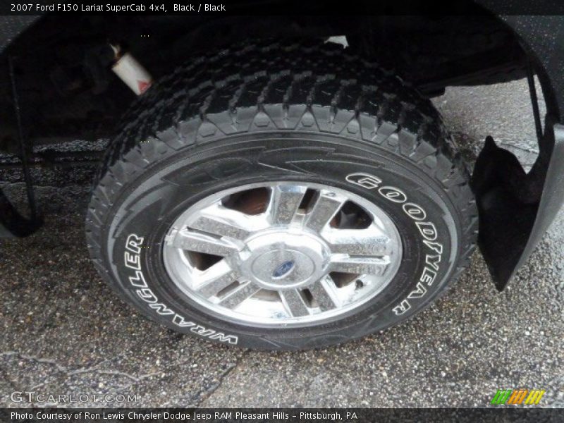 Black / Black 2007 Ford F150 Lariat SuperCab 4x4