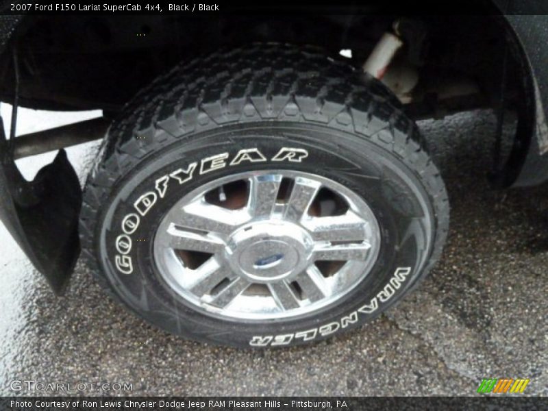Black / Black 2007 Ford F150 Lariat SuperCab 4x4