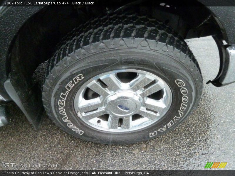 Black / Black 2007 Ford F150 Lariat SuperCab 4x4