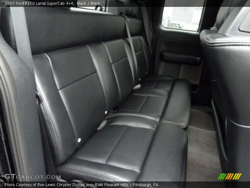 Black / Black 2007 Ford F150 Lariat SuperCab 4x4