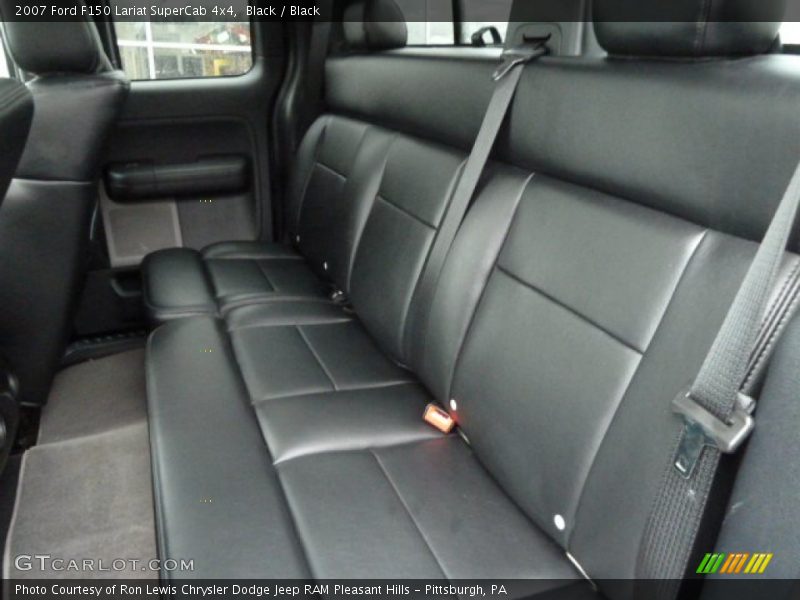 Black / Black 2007 Ford F150 Lariat SuperCab 4x4