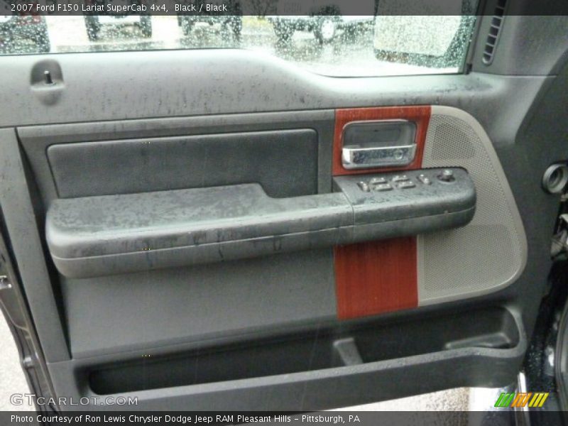 Black / Black 2007 Ford F150 Lariat SuperCab 4x4