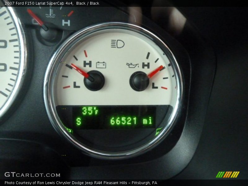 Black / Black 2007 Ford F150 Lariat SuperCab 4x4