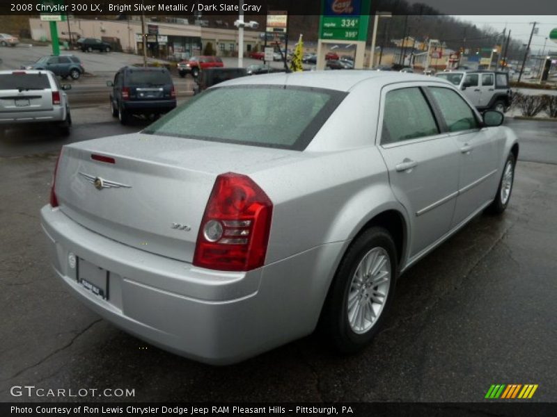 Bright Silver Metallic / Dark Slate Gray 2008 Chrysler 300 LX