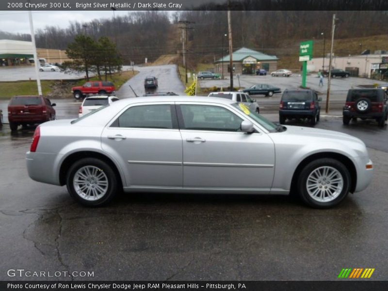 Bright Silver Metallic / Dark Slate Gray 2008 Chrysler 300 LX