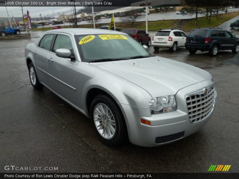 Bright Silver Metallic / Dark Slate Gray 2008 Chrysler 300 LX