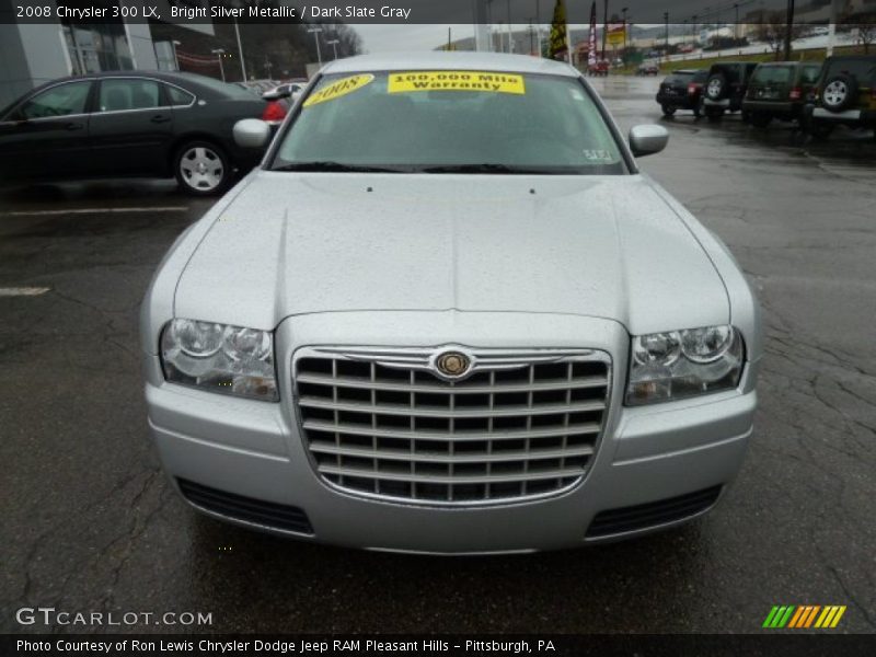 Bright Silver Metallic / Dark Slate Gray 2008 Chrysler 300 LX