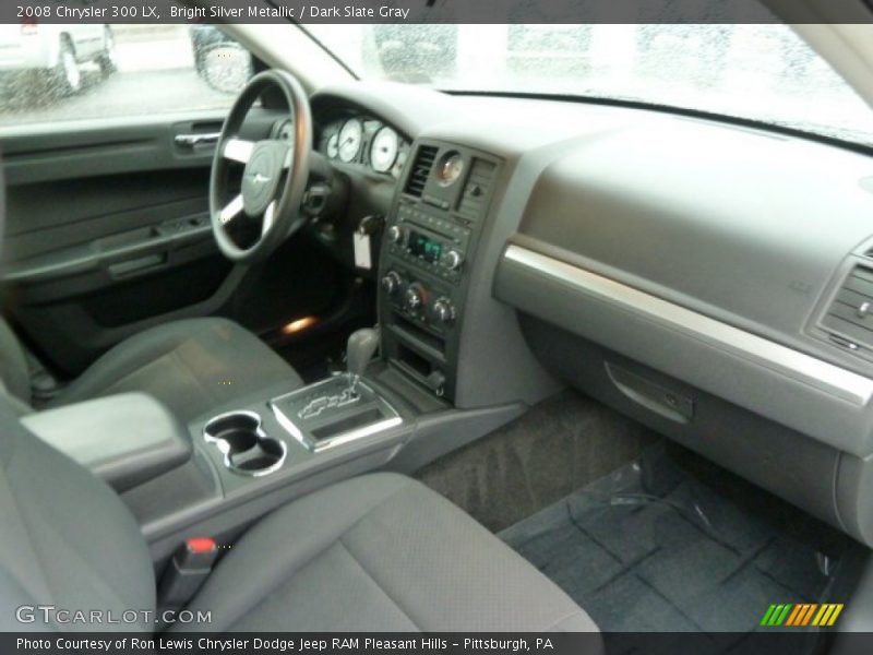 Bright Silver Metallic / Dark Slate Gray 2008 Chrysler 300 LX