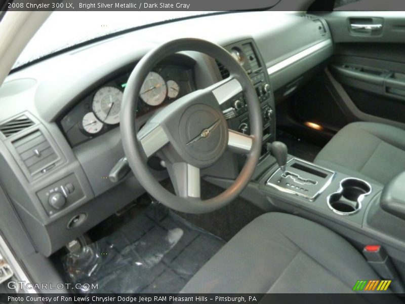 Bright Silver Metallic / Dark Slate Gray 2008 Chrysler 300 LX