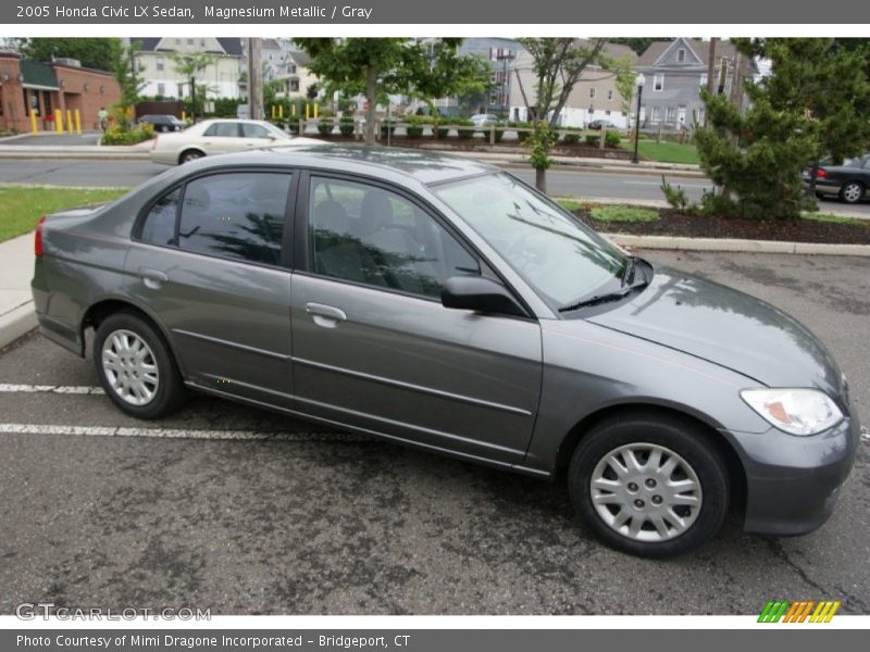 Magnesium Metallic / Gray 2005 Honda Civic LX Sedan