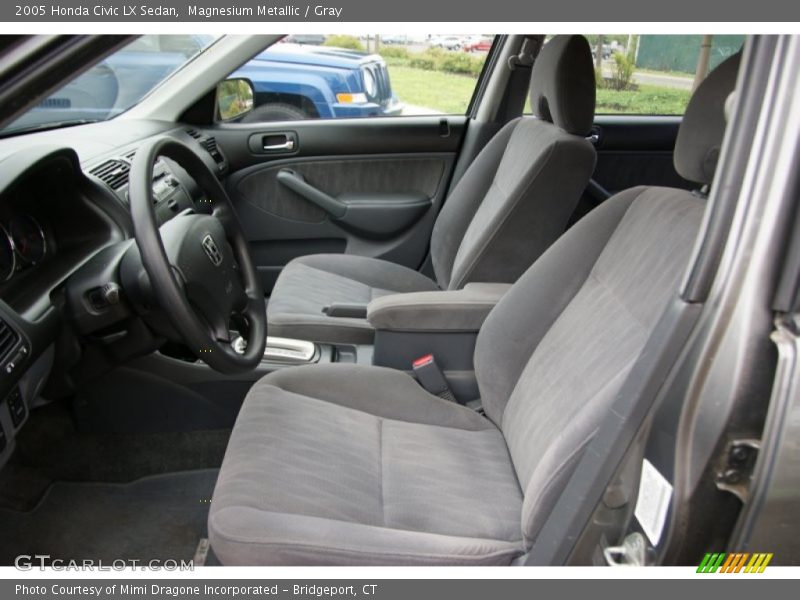 Magnesium Metallic / Gray 2005 Honda Civic LX Sedan