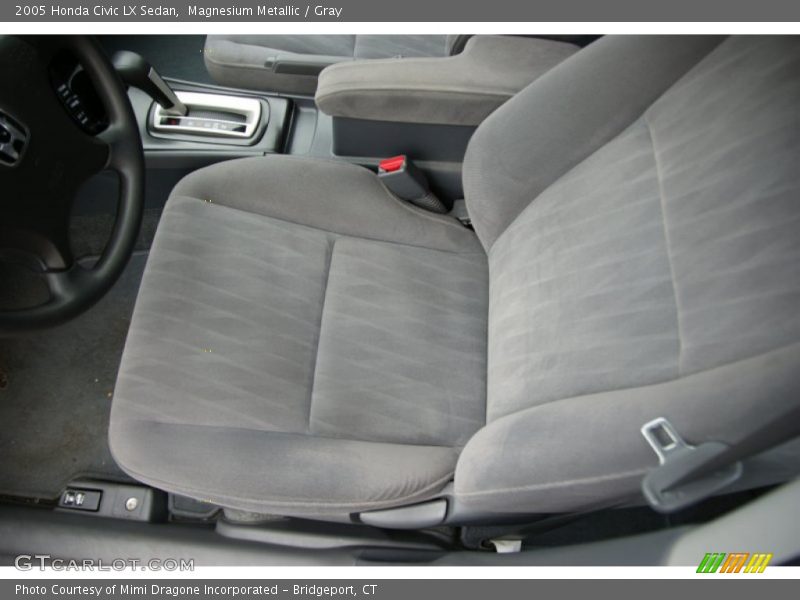 Magnesium Metallic / Gray 2005 Honda Civic LX Sedan