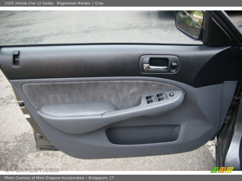 Magnesium Metallic / Gray 2005 Honda Civic LX Sedan