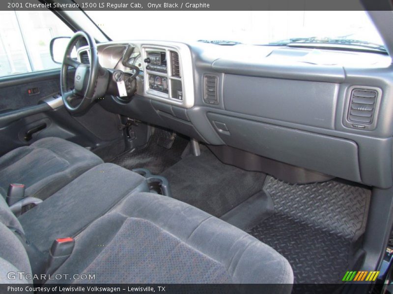 Onyx Black / Graphite 2001 Chevrolet Silverado 1500 LS Regular Cab