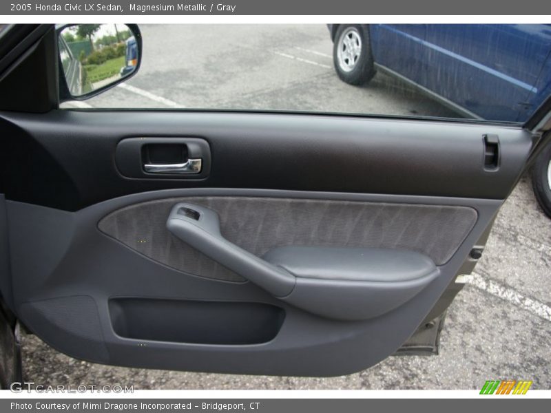 Magnesium Metallic / Gray 2005 Honda Civic LX Sedan