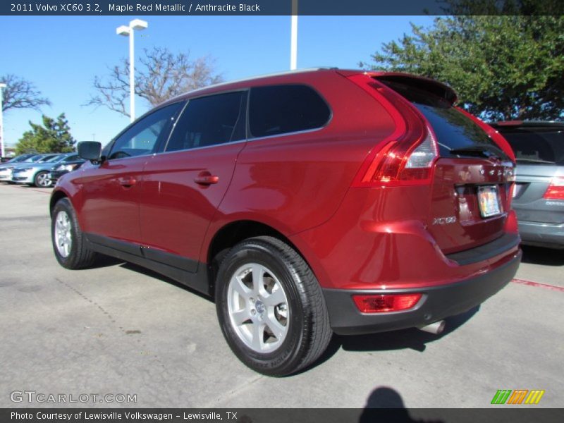 Maple Red Metallic / Anthracite Black 2011 Volvo XC60 3.2