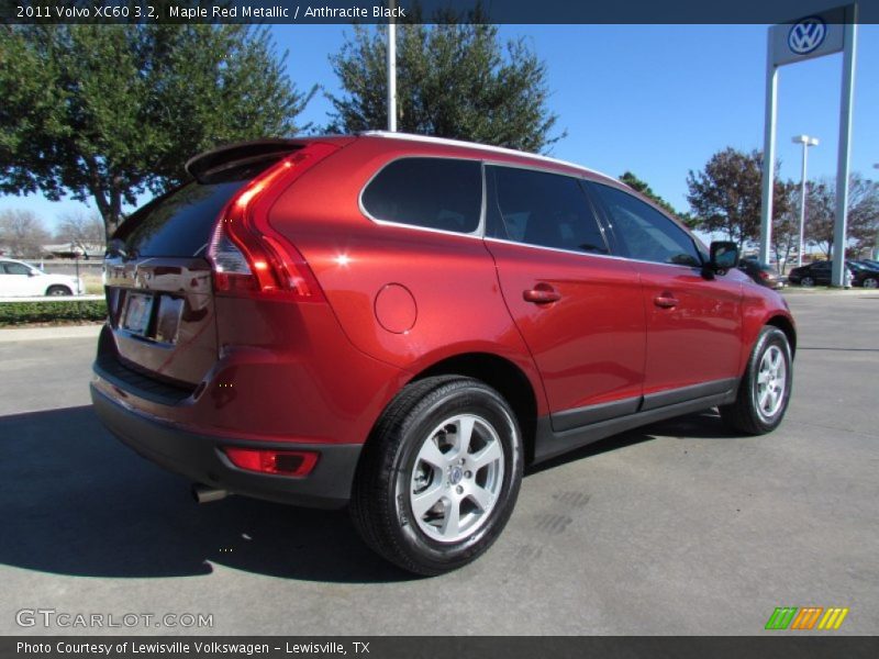 Maple Red Metallic / Anthracite Black 2011 Volvo XC60 3.2