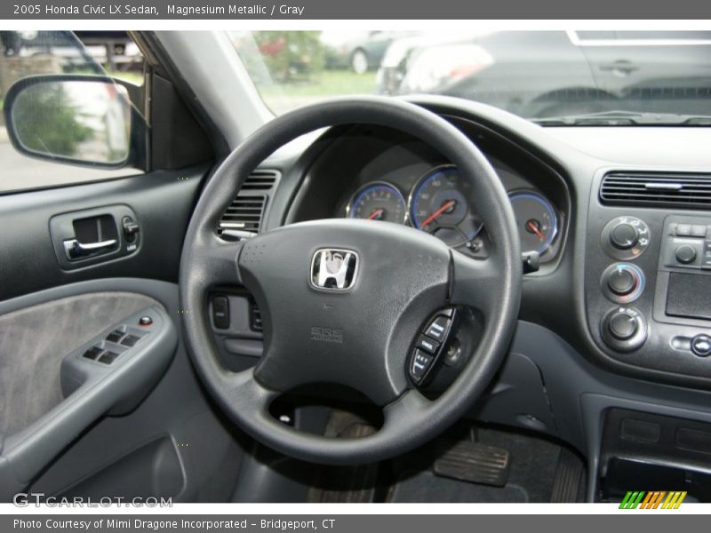 Magnesium Metallic / Gray 2005 Honda Civic LX Sedan