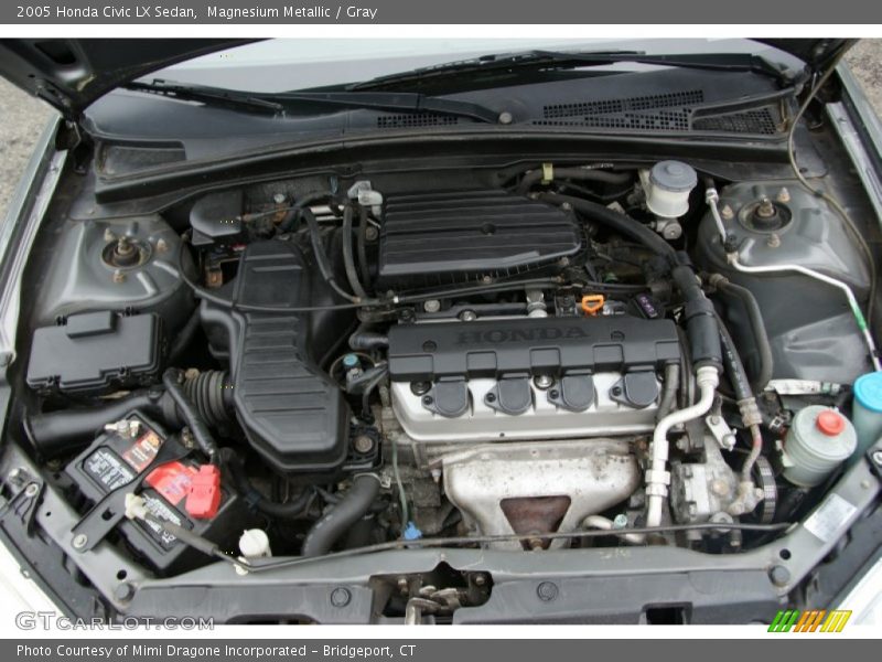 Magnesium Metallic / Gray 2005 Honda Civic LX Sedan