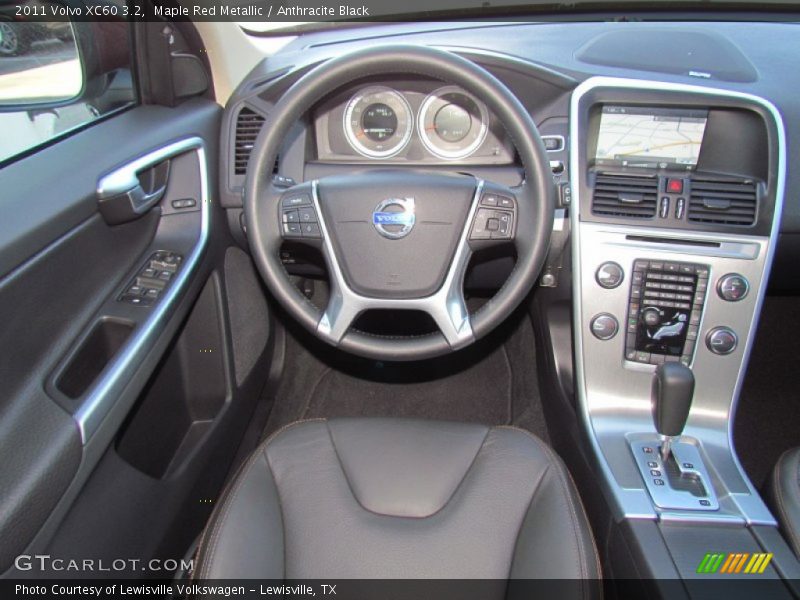 Maple Red Metallic / Anthracite Black 2011 Volvo XC60 3.2