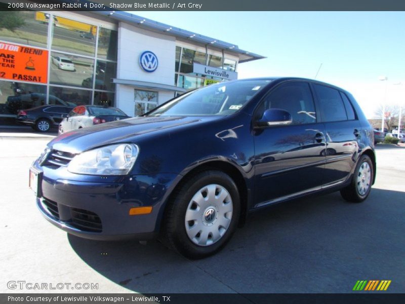 Shadow Blue Metallic / Art Grey 2008 Volkswagen Rabbit 4 Door