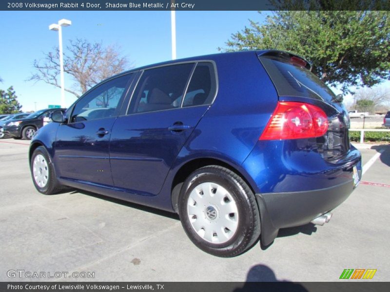 Shadow Blue Metallic / Art Grey 2008 Volkswagen Rabbit 4 Door