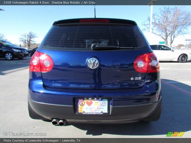 Shadow Blue Metallic / Art Grey 2008 Volkswagen Rabbit 4 Door