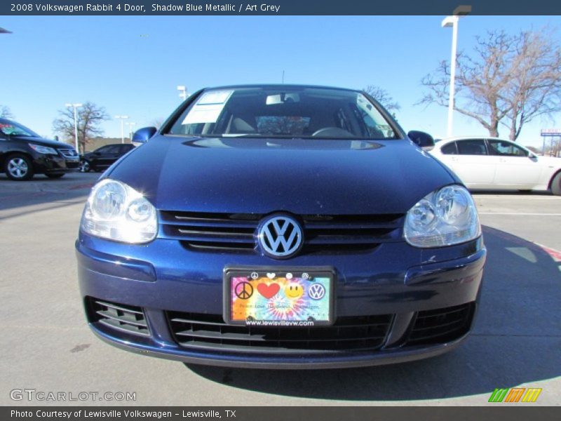 Shadow Blue Metallic / Art Grey 2008 Volkswagen Rabbit 4 Door