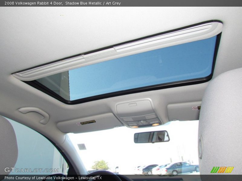 Sunroof of 2008 Rabbit 4 Door