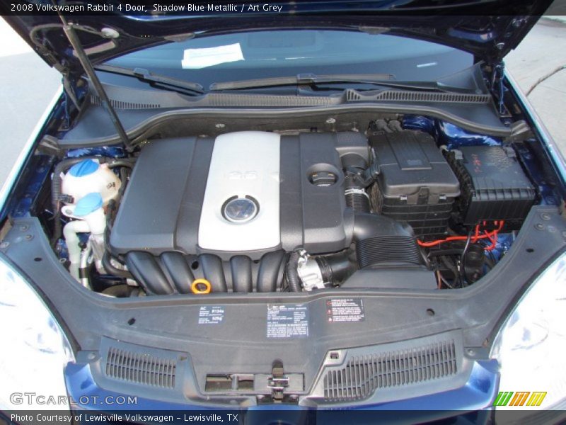  2008 Rabbit 4 Door Engine - 2.5L DOHC 20V 5 Cylinder