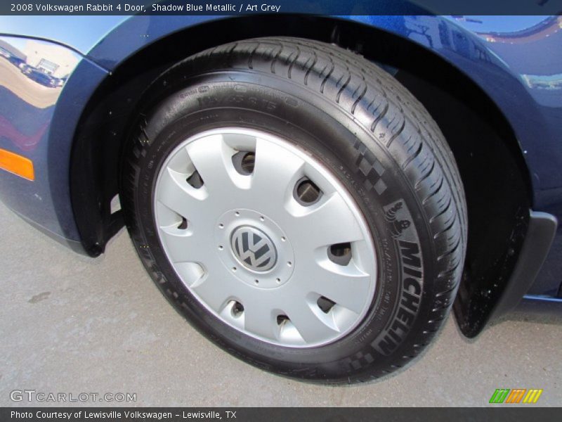 Shadow Blue Metallic / Art Grey 2008 Volkswagen Rabbit 4 Door