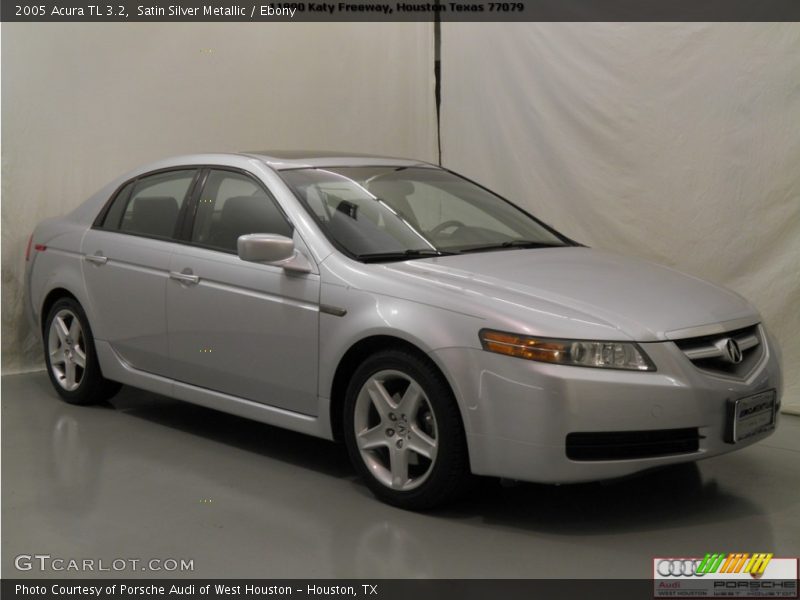 Satin Silver Metallic / Ebony 2005 Acura TL 3.2