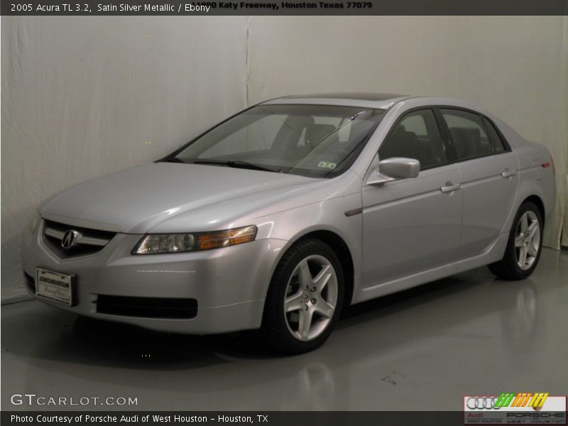 Satin Silver Metallic / Ebony 2005 Acura TL 3.2