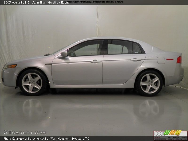Satin Silver Metallic / Ebony 2005 Acura TL 3.2