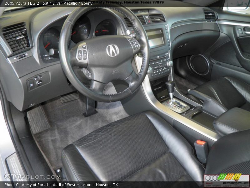 Satin Silver Metallic / Ebony 2005 Acura TL 3.2