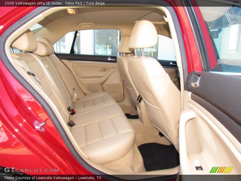 Salsa Red / Pure Beige 2008 Volkswagen Jetta SE Sedan