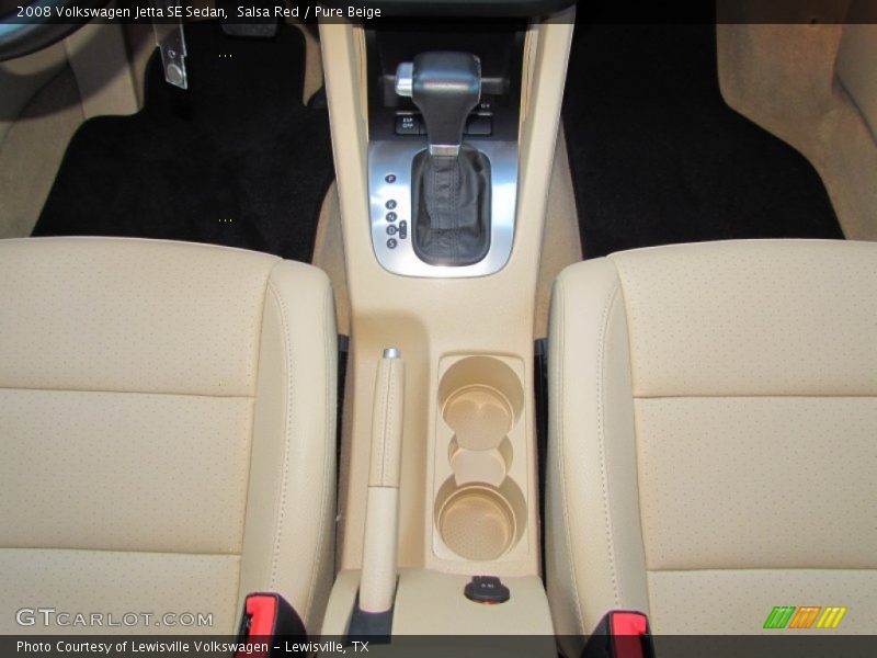Salsa Red / Pure Beige 2008 Volkswagen Jetta SE Sedan
