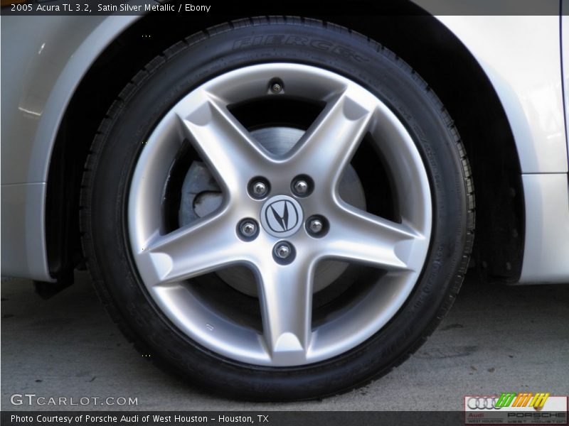 Satin Silver Metallic / Ebony 2005 Acura TL 3.2