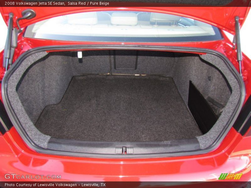 Salsa Red / Pure Beige 2008 Volkswagen Jetta SE Sedan