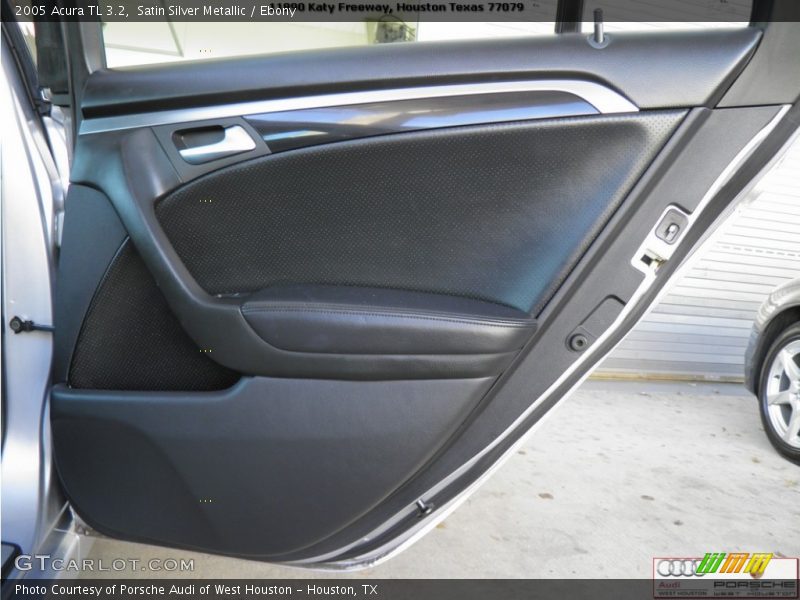 Satin Silver Metallic / Ebony 2005 Acura TL 3.2