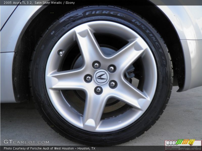 Satin Silver Metallic / Ebony 2005 Acura TL 3.2