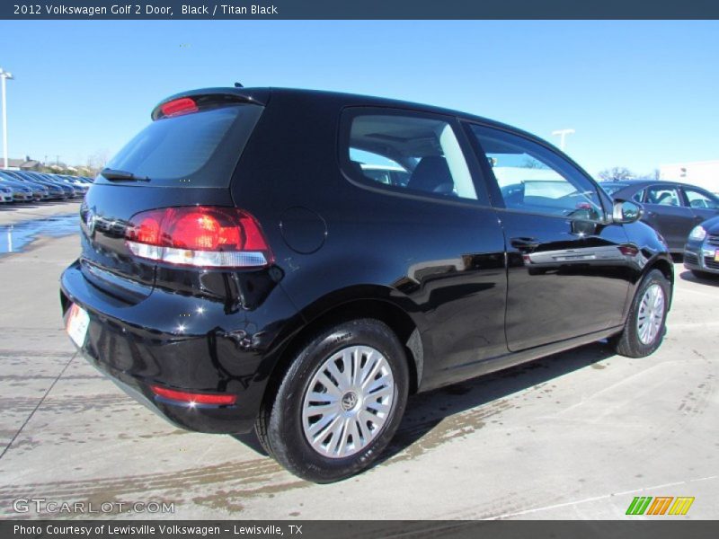 Black / Titan Black 2012 Volkswagen Golf 2 Door