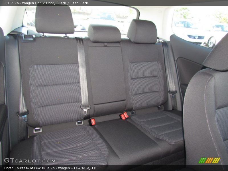  2012 Golf 2 Door Titan Black Interior
