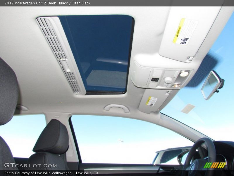 Black / Titan Black 2012 Volkswagen Golf 2 Door