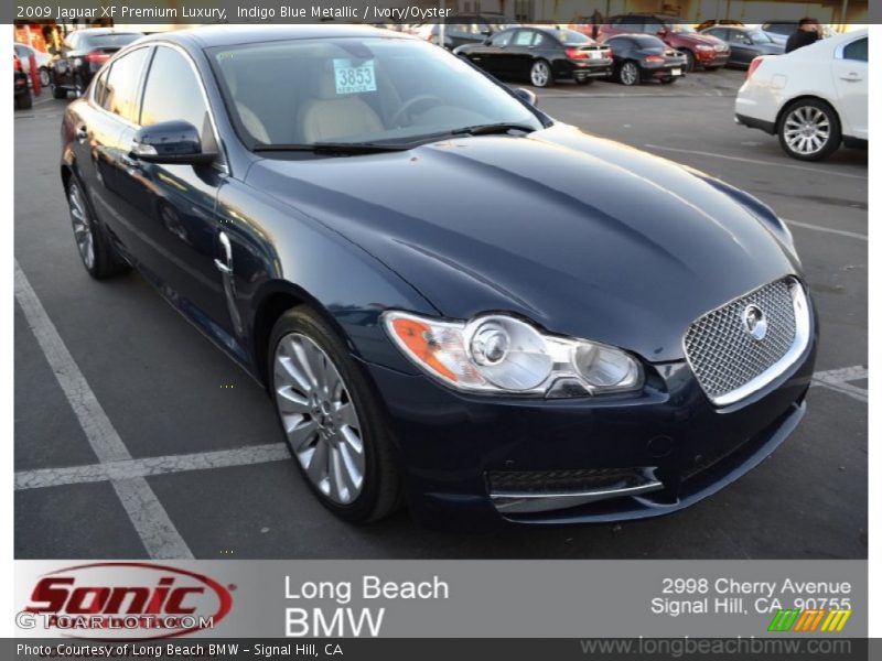 Indigo Blue Metallic / Ivory/Oyster 2009 Jaguar XF Premium Luxury