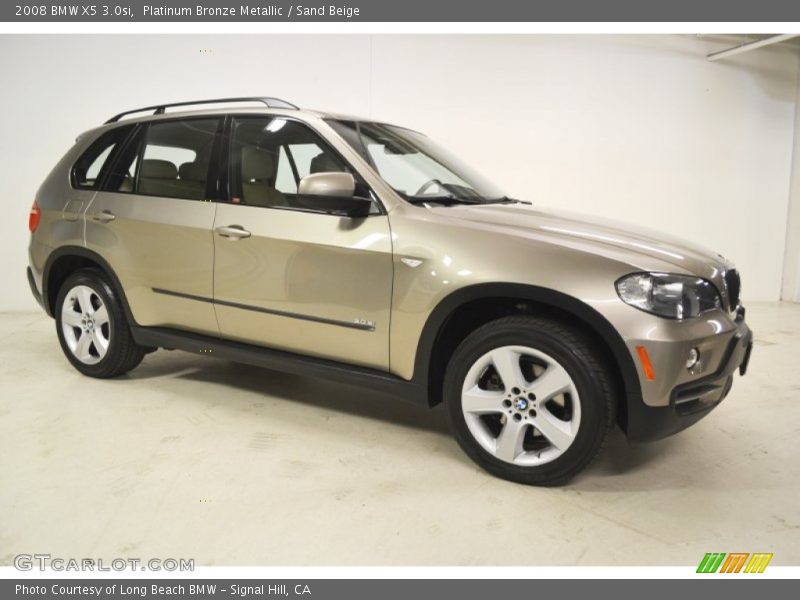 Platinum Bronze Metallic / Sand Beige 2008 BMW X5 3.0si